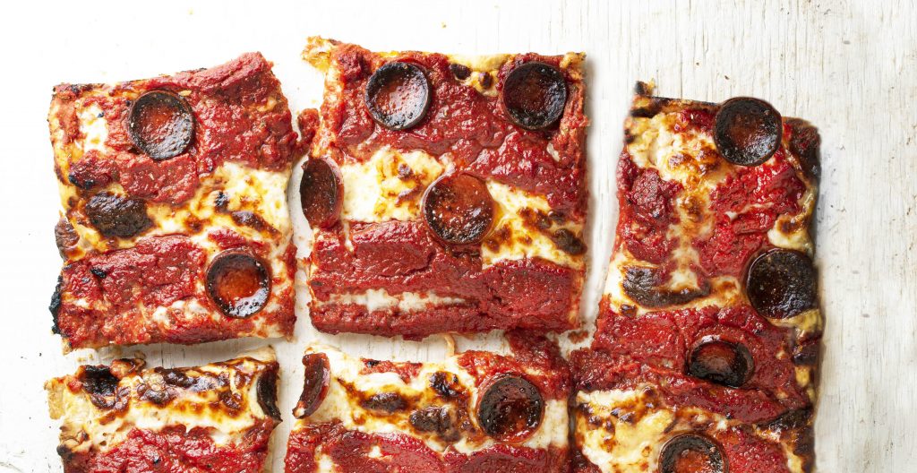 Homemade Detroit-style Pepperoni Pizza · simple artistic cooking